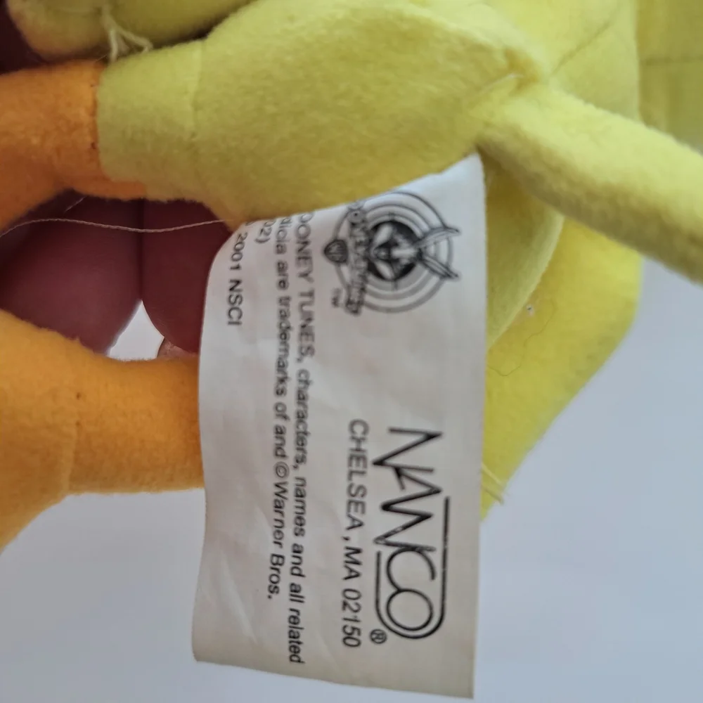 Warner Bros Looney ToonsTweety Bird Plush Toy 2001